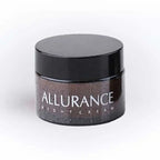skin whitening night cream with white background 