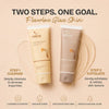 Orior Cosmetics rice face wash and exfoliating grain scrub duo for cleansing, detoxifying, and brightening skin.